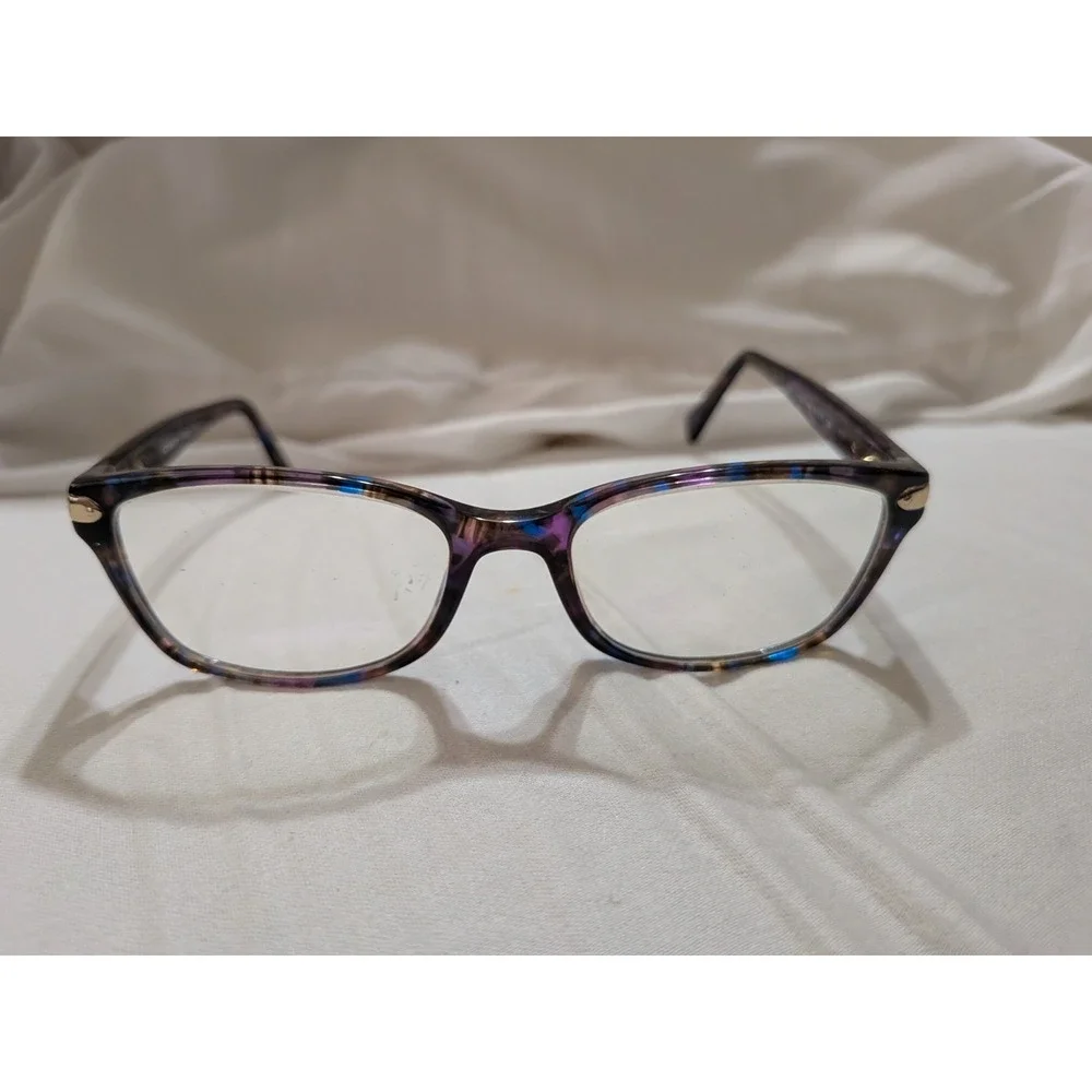 Coach Eyeglasses Womens Confetti Purple HC 6065 5288 Full Rim 53-17-135
